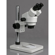 Load image into Gallery viewer, 7X-45X Stereo Binocular Microscope with 14&quot; Pillar Stand

