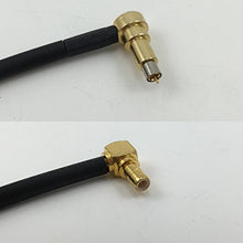 Load image into Gallery viewer, 12 inch RG188 MS-156 Male Angle to SMB Male Angle Pigtail Jumper RF coaxial Cable 50ohm Quick USA Shipping
