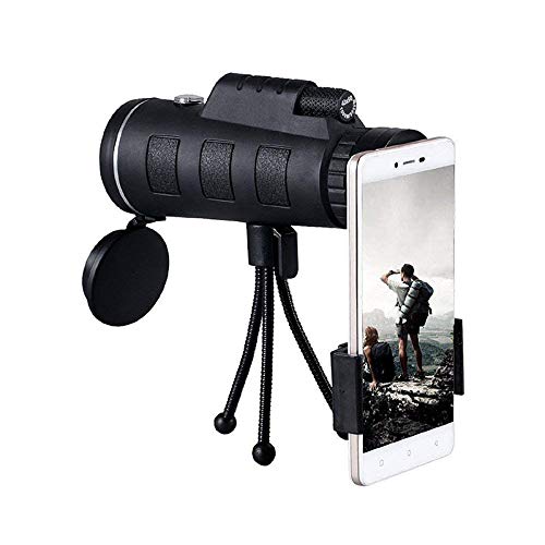 Ocamo 40X60 BAK4 Monocular Telescope HD Mini Monocular for Outdoor Hunting Camping with Phone Clip