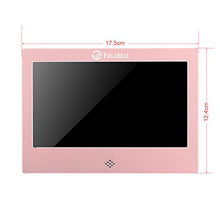 Load image into Gallery viewer, FULLBELL 7 Inch Digital Picture Frame, FU-DPF7RG with 800x480 TFT LCD Screen, Metal Case, 8GB Memory and IR Remoter (Rose Gold)
