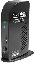 Load image into Gallery viewer, Plugable USB-C 4K Triple Display Docking Station with Charging Support for Specific Windows USB Type-C/Thunderbolt 3 Systems (1x HDMI &amp; 2X DisplayPort++ Outputs, 60W USB PD)

