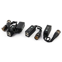 Load image into Gallery viewer, Aexit 2 Pairs Safes Single Channel Passive HD CCTV Camera Video Balun Transceiver Adapter Safe Accessories UTP Transmission
