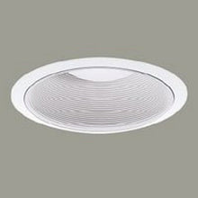 Load image into Gallery viewer, Halo 310 Series 6 Inch White Recessed Ceiling Light Fixture Trim with Coilex Baffle
