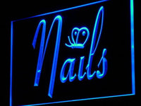 Nails Butterfly Beauty Salon Decor LED Sign Night Light i874-b(c)