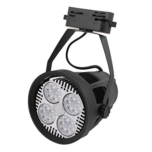 Aexit E27 Bulb Lighting fixtures and controls AC190-265V 35W Energy Saving PAR30-OSYCZ LED Light 4000K Spotlight Black