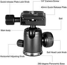 Load image into Gallery viewer, Professional Heavy Duty 72&quot; Monopod/Unipod (Dual Optional Head) for Olympus 14-42mm f/3.5-5.6 Zuiko ED
