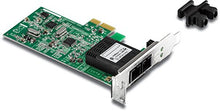 Load image into Gallery viewer, TRENDnet Low Profile 100Base SC Fiber PCIe Adapter, Supports Fiber Connections up to 2 km (1.2 Miles), TE100-ECFXL
