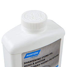 Load image into Gallery viewer, Norton Abrasives - St. Gobain XB5 (61463687770) Sharpening Stone Oil, Specially Formulated Natural Highly-Refined Light Mineral Lubrication Oil, Pharmacopoeia Grade Safe For Kitchen Use, 1 Pint/16 Oun
