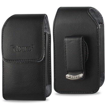 Vertical Leather Case for Kyocera Dura XV, Dura XA with Swivel Belt Clip and Magnetic Closure.