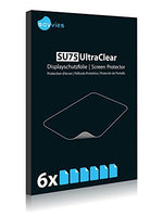 6x Savvies Ultra-Clear Screen Protector for Mitac Mio Cyclo 315 HC, accurately fitting - simple assembly - residue-free removal