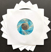 Load image into Gallery viewer, 50 White Polylined 7-inch 45rpm / 45 RPM/Singles Sleeves Vinyl Record Inner 7in Poly-Lined Paper
