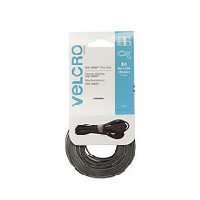 Load image into Gallery viewer, VELCRO Brand - ONE WRAP Thin Ties Reusable Light Duty, 8&quot; x 1/2&quot; Ties, 50 Count, Black/Gray
