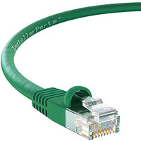 InstallerParts Ethernet Cable CAT6 Cable UTP Booted 200 FT - Green - Professional Series - 10Gigabit/Sec Network/High Speed Internet Cable, 550MHZ