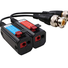 Load image into Gallery viewer, UHPPOTE HD TVI/CVI/AHD Video Ground Loop Isolator Balun Via Twisted Pairs for CCTV Camera
