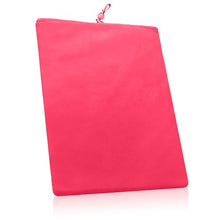 Load image into Gallery viewer, BoxWave Case Compatible with iPad (1st Gen 2010) (Case by BoxWave) - Velvet Pouch, Soft Velour Fabric Bag Sleeve with Drawstring for iPad (1st Gen 2010), Apple iPad (1st Gen 2010) - Cosmo Pink
