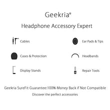 Load image into Gallery viewer, Geekria QuickFit Audio Cable with Mic Compatible with Bose QC45, QC35, QC25 Cable, 2.5mm Aux Replacement Stereo Cord with Inline Microphone and Volume Control (5.6 ft/1.7 m)
