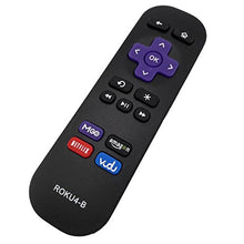 Load image into Gallery viewer, New USARMT Replaced Roku 4-B Replacement Remote for Roku 1, Roku 2, Roku 3, Roku 4 (HD, LT, XS, XD, XDS) Streaming Player with M-GO/Amazon/Netflix/Vudu app Keys. Not Work with Roku Stick/TV!
