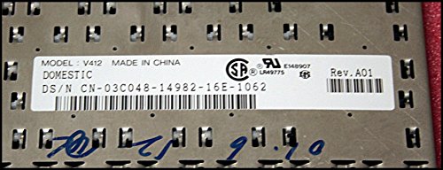 DELL Laptop Keyboard, V412, REV.A03, CN-03C048