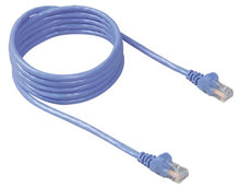 Load image into Gallery viewer, Belkin RJ45 CAT 5e Snagless Molded Patch Cable (3 Feet, Blue)
