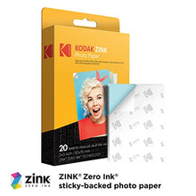 Load image into Gallery viewer, Kodak Printomatic Instant Camera (Black) Gift Bundle + Zink Paper (20 Sheets) + Deluxe Case + 7 Fun Sticker Sets + Twin Tip Markers + Photo Album.
