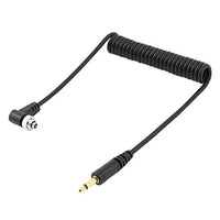 uxcell 3.5mm to Male Connector PC Flash Sync Cable Screw Lock for Trigger Studio Light
