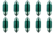 Load image into Gallery viewer, CEC Industries #3175G (Green) Bulbs, 12 V, 10 W, SV8.5-8 Base, T-3.25 shape (Box of 10)
