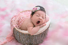 Load image into Gallery viewer, Coberllus Newborn Boy Girl Photography Props Newborn Wraps Baby Photo Shoot Outfits Wrap Lace Yarn Cloth Blanket (Snow Bud Color), 0-12 months
