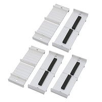 Aexit 5 Pcs Transmission Aluminum Alloy 120mmx40mmx18mm Cable Holder Wire Organizer for Home Office