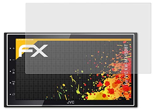 atFoliX Screen Protector Compatible with JVC KW-M745DBT Screen Protection Film, Anti-Reflective and Shock-Absorbing FX Protector Film (3X)