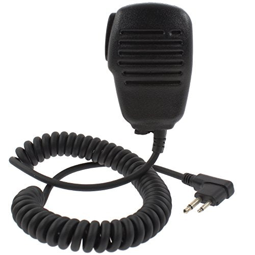 AOER 2-pin Heavy Duty Rainproof Shoulder Speaker Mic Microphone Ptt Compatible for Motorola Radio Mu11c,Mu12,CLS1110,CLS1410,CLS1450 Etc