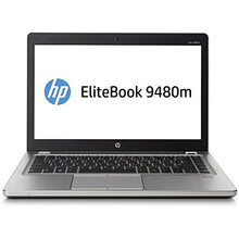 Load image into Gallery viewer, HP EliteBook Folio 9480M 14-inch Laptop, Intel Core i7-4600U 2.1GHz, 8GB RAM, 256GB Solid State Drive, NO ODD, NO CAM, Windows 10 Pro 64Bit (Renewed)
