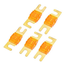 Load image into Gallery viewer, Aexit 5 pcs Distribution electrical Mini-ANL Fuses 40A Car Audio Power Wire Boat Auto Electronics Fuse Orange
