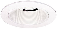 Load image into Gallery viewer, Elco Lighting EL1493DW 4&quot; Low Voltage Adjustable Phenolic Step Baffle Trim with Diecast Ring
