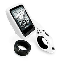Load image into Gallery viewer, Tuff-luv Silicone Gel Skin Case, Screen Cover Protection &amp; Mount for Wahoo Elemnt Mini - White
