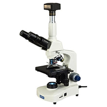 Load image into Gallery viewer, OMAX 40X-2500X Trinocular Compound Siedentopf LED Microscope with 14MP Digital Camera
