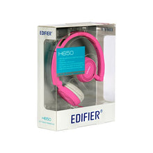 Load image into Gallery viewer, Edifier H650 Hi-Fi On-Ear Headphones - Noise-isolating Foldable and Lightweight Headphone - Fit Adults and Kids - Pink
