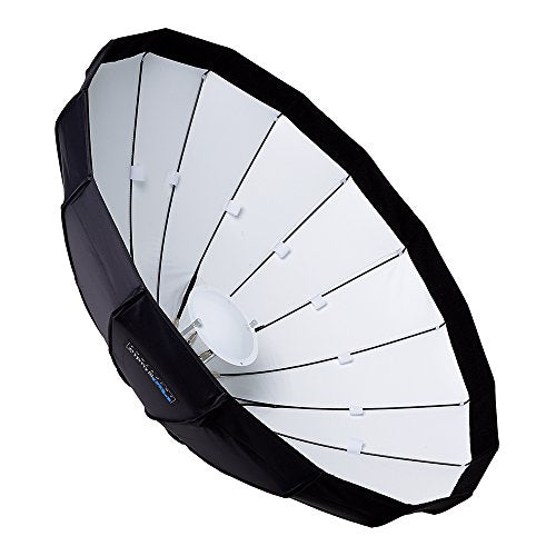 Pro Studio Solutions EZ-Pro 40in (100cm) Beauty Dish and Softbox Combination w/Novatron Speedring - Soft Collapsible Beauty Dish with Speedring for Bayonet Mountable Strobe, Flash and Monolights