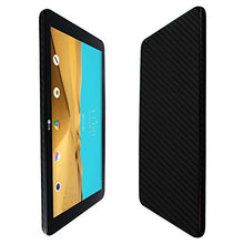 Load image into Gallery viewer, Skinomi Black Carbon Fiber Full Body Skin Compatible with LG G Pad II 10.1 (Full Coverage) TechSkin with Anti-Bubble Clear Film Screen Protector
