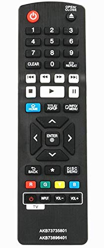 ALLIMITY AKB73735801 Remote Control Replacement for LG Blue-Ray B0540N BH5140S BP330 BP330N BP530 BP540 BP550 BP550N BP735 BP735B BPM33 BPM331 BPM331N BPM53 BPM53N BPM54 BPM54N BPM55 BPM55N