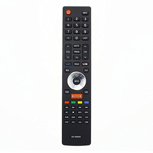New USARMT Replaced Hisense EN-33926A TV Remote for Hisense Smart Tv 32H5B, 32K20DW, 40H5, 40H5B, 40K366WN, 48H5, 50H5B, 50H5G, 50H5GB, 50K610GWN, 55K610GWN, 65H8CG, 75H9, 32K366W, 40K366W, 50K316DW,