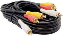 Load image into Gallery viewer, Jensen JCAV6 6-Feet Stereo/Composite Video Cable For use with RV TV, RV Stereos and RV DVD Players
