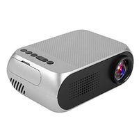 Mini Video Projector, HD 1080P LED Portable Home Cinema Multimedia Projector HDMI USB Home Player for Laptop,TV,Smartphone (US Plug 100-240V