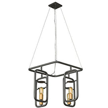 Load image into Gallery viewer, Varaluz 612510 Loophole 4 Light Pendant, Rustic Bronze, Gold
