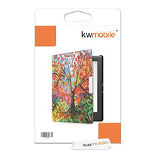 Load image into Gallery viewer, kwmobile Case Compatible with Kobo Glo HD/Touch 2.0 - Book Style PU Leather e-Reader Cover - Autumn Tree Multicolor/Orange/Red
