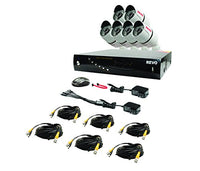 REVO America RT81B6G-1T T-HD 8-Channel 1TB DVR Surveillance System with 6 T-HD 1080p Bullet Cameras (White)