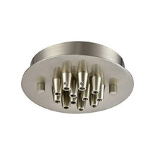 Load image into Gallery viewer, Elk Lighting 12SR-SN Accessory - 6&quot; 12-Port Round Canopy, Satin Nickel Finish
