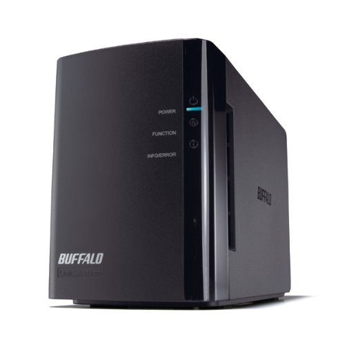 Buffalo LinkStation Duo 2-Bay, 1-Drive 1 TB (1 x 1 TB) RAID Network Attached Storage (NAS)- LS-WX1.0TL/1D