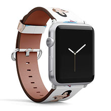Load image into Gallery viewer, S-Type iWatch Leather Strap Printing Wristbands for Apple Watch 4/3/2/1 Sport Series (42mm) - Sexy Pin-up Girl

