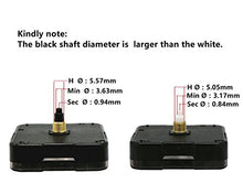 Load image into Gallery viewer, Original Youngtown 12888 Movement for Clock Repair Replacement 37/64 inch Shaft Length 7mm Thread Length (NO Hands)
