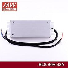 Load image into Gallery viewer, LED Driver 62.4W 48V 1.3A HLG-60H-48A Meanwell AC-DC SMPS HLG-60H Series MEAN WELL C.V+C.C Power Supply

